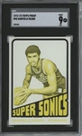 1972 Topps #98 Garfield Heard 9 card progressive proof.